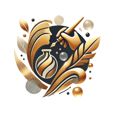 Andrea Senigaglia _ Gold leaf engraving logo