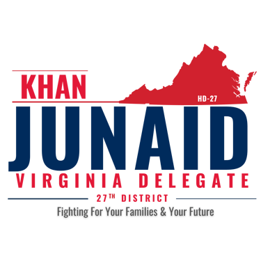 Junaid Khan for VA logo