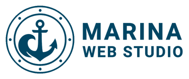Marina web studio logo