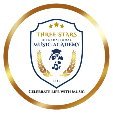 Three Stars International Music Academy logo