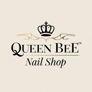 Queen Bee Nail Shop logo