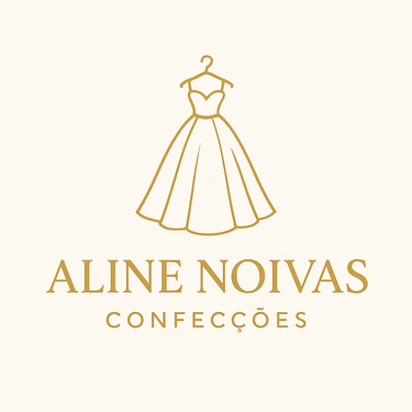 aline noivas e confecçoes logo