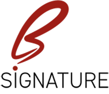 B Signature logo