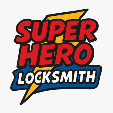 Super Hero Locksmith logo