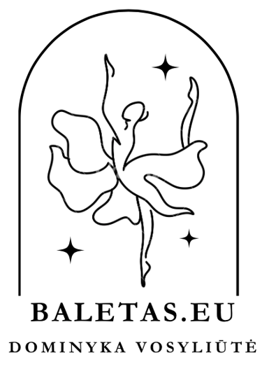 Baleto pamokos su mokytoja, balerina Dominyka Vosyliūte logo