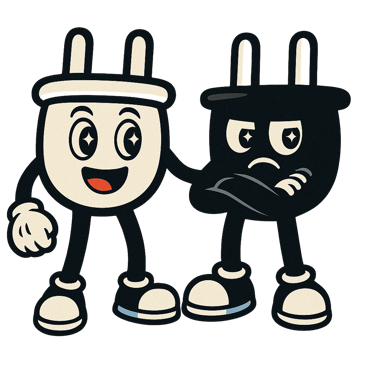 Shameless plugs logo