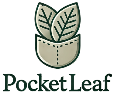 Pocket leaf logo