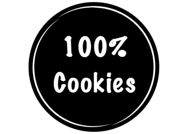 100%Cookies logo