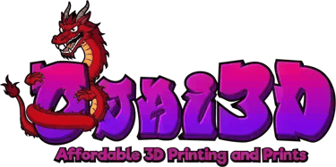 Custom Industry 3D Printing by Ojai3D logo