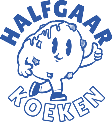 Halfgaar koeken logo
