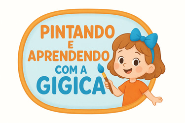 Pintando e Aprendendo com a Gigica logo