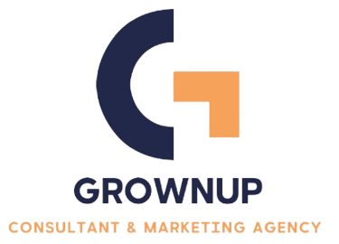 grownUp marketing and consultant agency logo