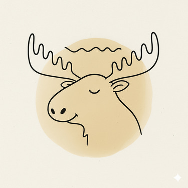 The Humming Moose logo