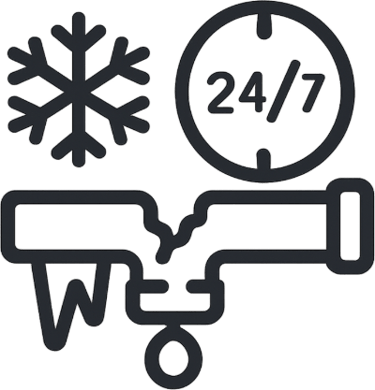 Užšalo vamzdžiai? Greitas vamzdžių atšildymas Vilniuje – 24/7 pagalba logo