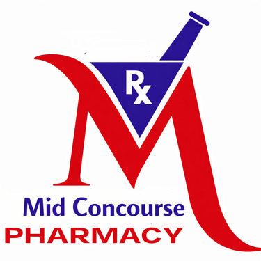 MID CONCOURSE PHARMACY logo