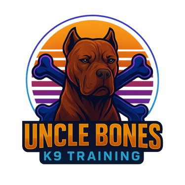 Uncle Bones K-9 Training logo