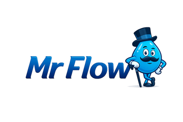 Grey flow logo