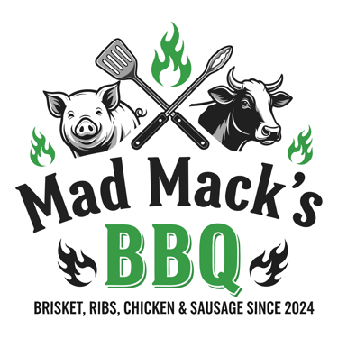 Mad Mack's BBQ logo
