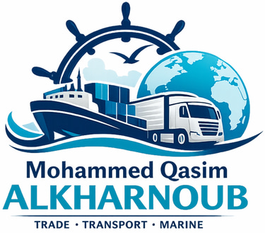 mohammed qasim alkharnoub for general trade & transportation & sea services logo