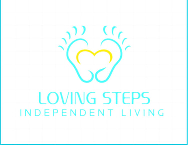 Loving steps independent living logo