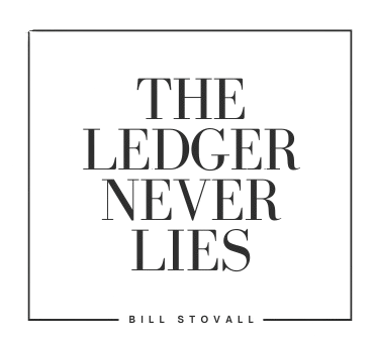 The Ledger Never Lies logo