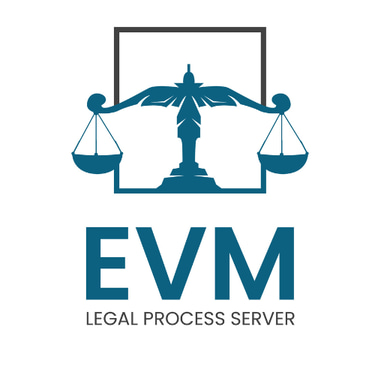 EVM LEGAL PROCESS SERVER logo