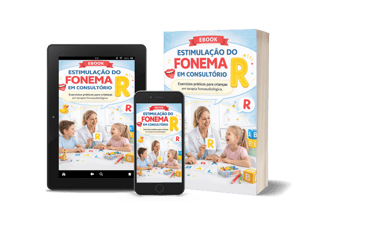 Mais de 80 Exercícios Prontos para Estimular o Fonema /R/ no Consultório Fonoaudiológico logo