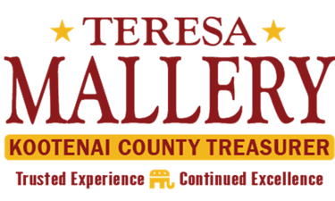 Teresa Mallery is running for Kootenai County Treasurer logo