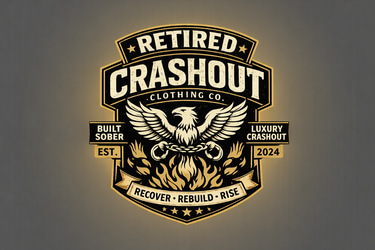Retired Crashout Clothing Co logo
