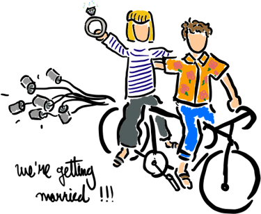 olivia & toñito wedding logo