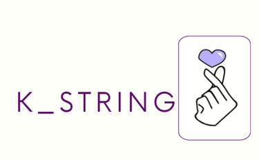Kstring.shop, Korean skincare logo