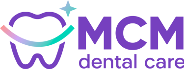 MCM DENTAL CARE logo