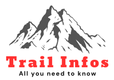 Trail running logo
