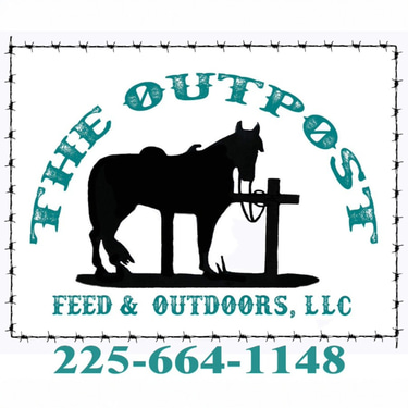 The Outpost Feed & Outdoors logo