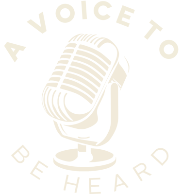 A VOICE TO BE HEARD logo