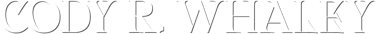 Cody R. Whaley logo