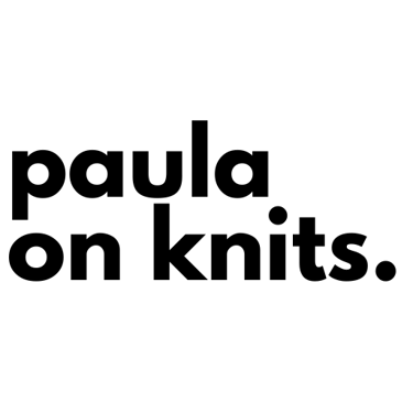 paula on knits logo