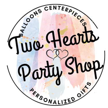 Two Hearts Party Shop logo