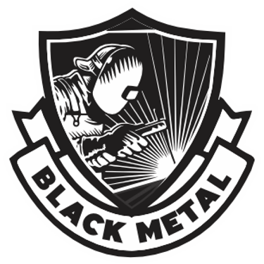 Black Serralheria logo