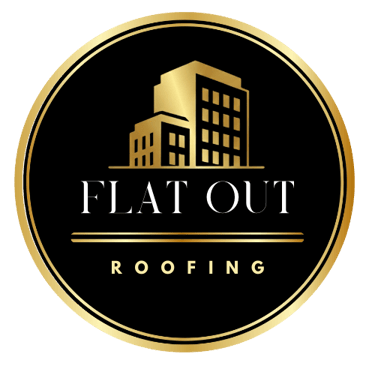 Flat Out Roofing logo