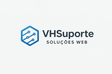 Criação de sites profissionais, VHsuporte logo