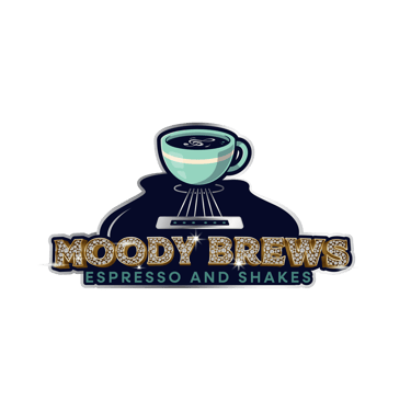Moody Brews Espresso and Shakes logo