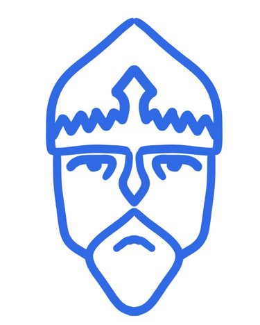 The Blue Viking logo