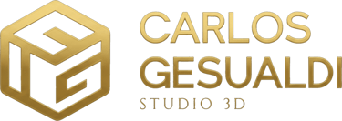 Carlos Gesuadi • Studio 3D logo