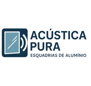 Acústica pura esquadrias de aluminio logo