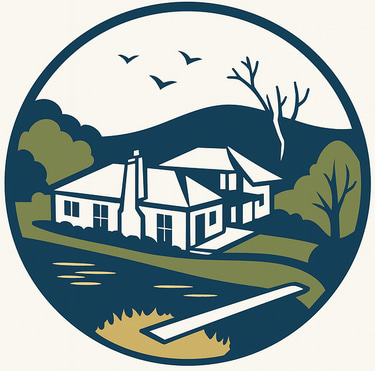 A luxury short‑stay accommodation website for Macedon Lakeside Haven in the Macedon Ranges logo