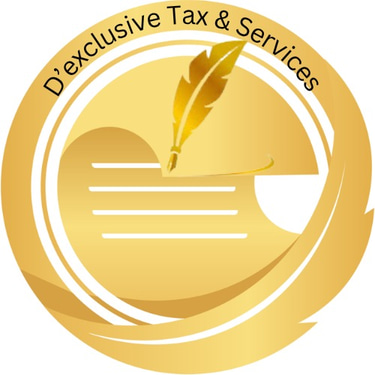 D’Exclusive Tax & Service logo