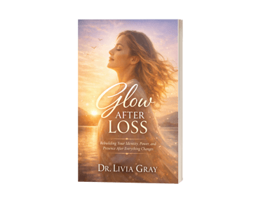 Glow After Loss by Dr. Livia Gray logo