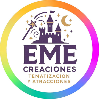 EME Creaciones. Atracciones y tematización. logo