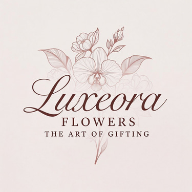 Luxeora Flowers logo